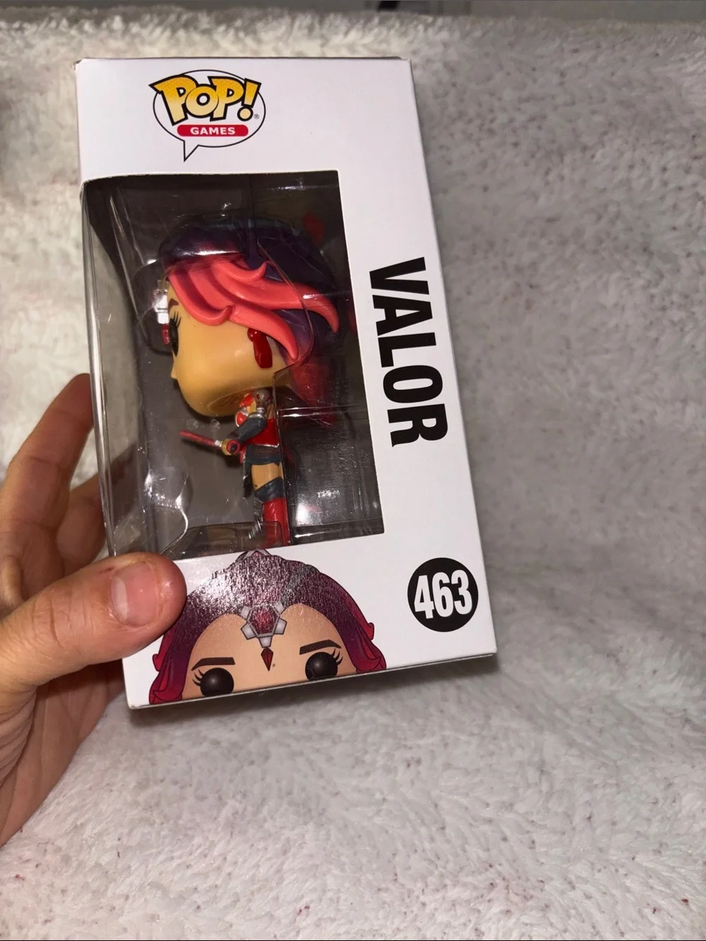 Funko Pop! Games Fortnite Valor Vinyl Figure - Red, Purple, Black